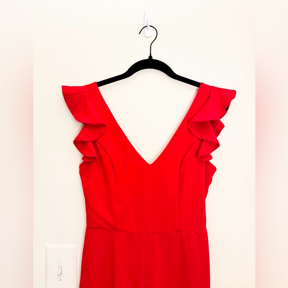 Francesca’s Red Jumpsuit